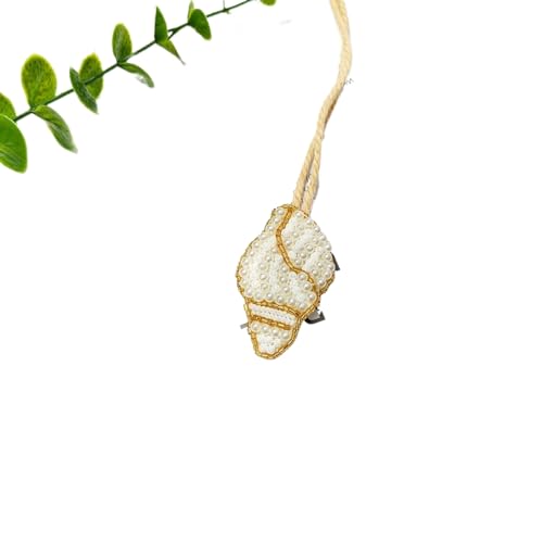 Conch Whale Applique Patch Crystal Grape Peach Fruit Patches Handmade Beaded Clothing Decor Keyring Bag Pendant von KRJGOERG