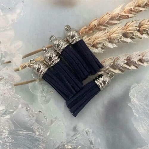 5~60 Stück 38mm Hutkopf Wildleder Quaste für Schlüsselanhänger Riemen Schmuck DIY Anhänger Charms 20Stück-38mm 081 Marineblau 5~60 Stück 38mm Hutkopf Wildleder Quaste für Schlüsselanhänger Riemen Schmuck DIY Anhänger Charms 20Stück-38mm 081 Marineblau von KRVDGR