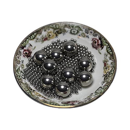 KRXSOBNV, Lagerkugeln, 304 Edelstahlkugeln, Massive Edelstahlkugeln, korrosionsbeständige Kugel, 200 Stück,Kugellager(6.35mm) von KRXSOBNV