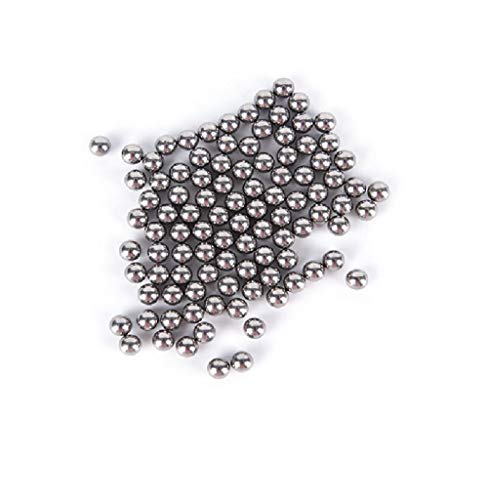 KRXSOBNV, Lagerkugeln, Kugel aus Edelstahl 304, Präzisionsstahlkugel, genau auf 0,1, 11,6, 11,9, 12,3, 12,4, 12,5, 12,6, 17,8, 18,8 mm, 5 Stück,Kugellager(57.15mm) von KRXSOBNV