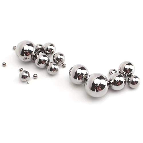 KRXSOBNV, Lagerkugeln, Präzisionslagerstahlkugel, Standard-Kohlenstoffstahl, 8,0 mm–20 mm, Stahlkugel, 1 kg,Kugellager(9mm) von KRXSOBNV