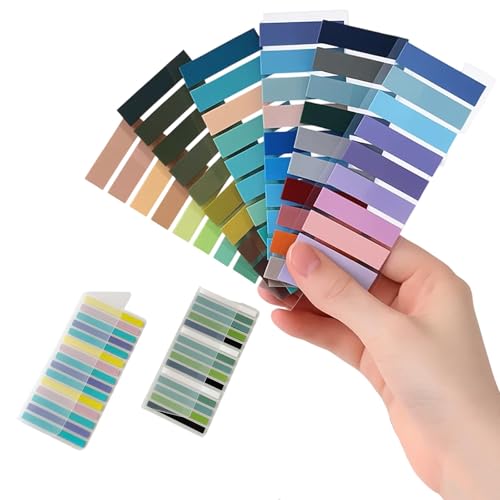 3200 Stück Sticky Notes, 7 Stile Klebezettel Tabs Beschreibbare Haftstreifen, Transparente Praktische Aufkleber Fehler Tag Index Aufkleber, Ideal Für Dokumente, Bücher Und Ordner von KRYMXAR