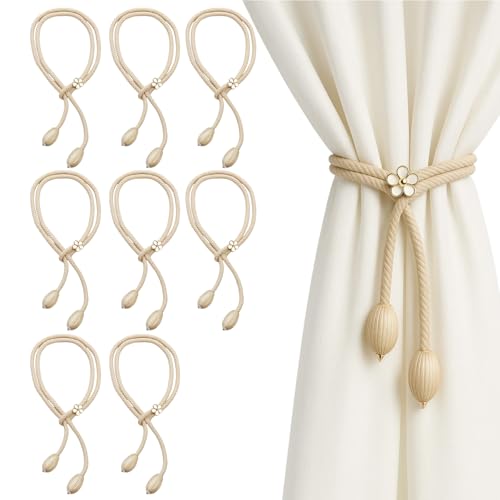 KRYMXAR 8 Stück Vorhang Raffhalter, Raffhalter Für Vorhänge, Gardinen Raffhalter, Elegante Vorhanghalter Für Zuhause, Büro Und Café KRYMXAR 8 Stück Vorhang Raffhalter, Raffhalter Für Vorhänge, Gardinen Raffhalter, Elegante Vorhanghalter Für Zuhause, Büro Und Café von KRYMXAR