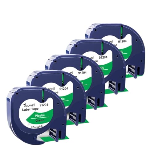 5pk 12mm LT -Band Kompatibel mit den Etiketthersteller LT100H LT100T(Green) von KRZkwA