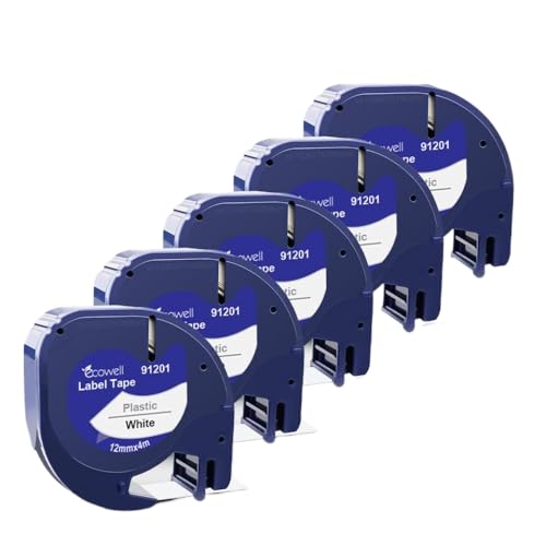 5pk 12mm LT -Band Kompatibel mit den Etiketthersteller LT100H LT100T(White) von KRZkwA