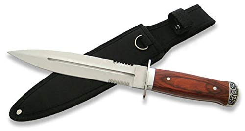 USA Saber - Survival - Saufänger Hirschfänger - Dolch - Dagger - Freizeitmesser - Outdoor - Messer mit Scheide - 28 cm Groß - Knife - Gartenmesser - Gürtelmesser von KS-11