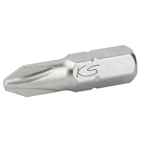 KS Tools 1/4" for Phillips Head Screws 10.2 cm Mini-Bit für Kreuzschlitzschrauben PH 1, 18 mm, Edelstahl, farblos, One Size KS Tools 1/4" for Phillips Head Screws 10.2 cm Mini-Bit für Kreuzschlitzschrauben PH 1, 18 mm, Edelstahl, farblos, One Size von KS Tools