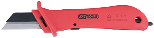 KS Tools 117.1148 Isoliertes Kabelmesser mit auswechselbarer Klinge, 189mm KS Tools 117.1148 Isoliertes Kabelmesser mit auswechselbarer Klinge, 189mm von KS Tools