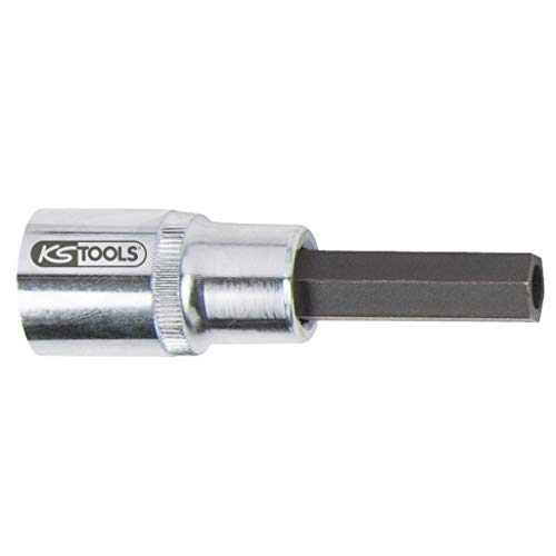 KS Tools 152.1087 Einspritzdüsen-Innensechskant-Stecknuss mit Bohrung 10mm, Ø7mm von KS Tools