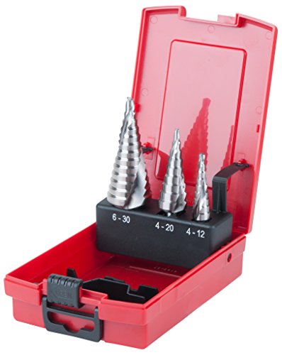 KS Tools 330.2404 HSS Stufenbohrer-Satz, Kunststoffkassette 3-tlg. KS Tools 330.2404 HSS Stufenbohrer-Satz, Kunststoffkassette 3-tlg. von KS Tools