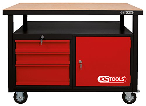 KS Tools 865.0101 Fahrbare Werkbank mit 3 Schubladen und 1 Tür KS Tools 865.0101 Fahrbare Werkbank mit 3 Schubladen und 1 Tür von KS Tools