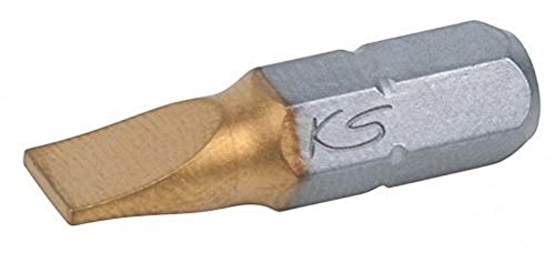 KS Tools 911.2634 1/4" TiN Bit Schlitz, 25mm, 8mm von KS Tools