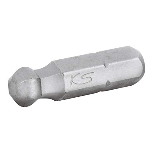 KS Tools 911.3711 1/4" CLASSIC Bit Innensechskant, 25mm, Kugelkopf, 3/32", 5er Pack von KS Tools