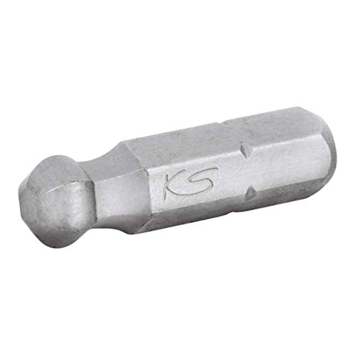 KS Tools 911.3717 1/4" CLASSIC Bit Innensechskant, 25mm, Kugelkopf, 9/64", 5er Pack von KS Tools