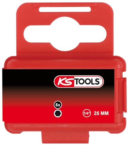 KS Tools 918.3416 1/4" TORSIONpower Bit Innen6kant, 25mm, 5mm, 5er Pack KS Tools 918.3416 1/4" TORSIONpower Bit Innen6kant, 25mm, 5mm, 5er Pack von KS Tools