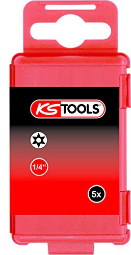 KS Tools 918.3671 1/4" TORSIONpower Bit TX, 75mm, TB27, mit Bohrung, 5er Pack KS Tools 918.3671 1/4" TORSIONpower Bit TX, 75mm, TB27, mit Bohrung, 5er Pack von KS Tools