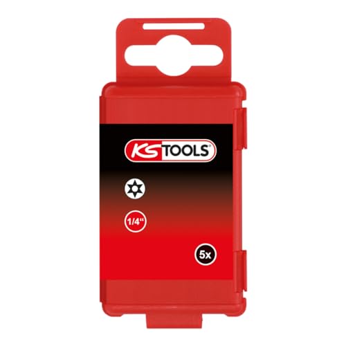 KS Tools 918.3681 1/4" TORSIONpower Bit TX, 75mm, TB40, mit Bohrung, 5er Pack KS Tools 918.3681 1/4" TORSIONpower Bit TX, 75mm, TB40, mit Bohrung, 5er Pack von KS Tools