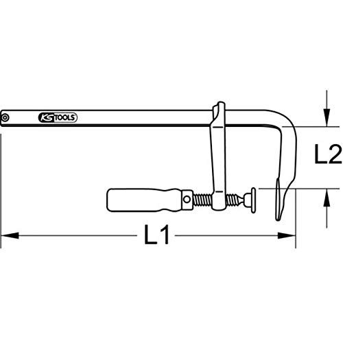 KS Tools 963.5020 BRONZEplus Spann-Schraubzwinge 480 mm von KS Tools