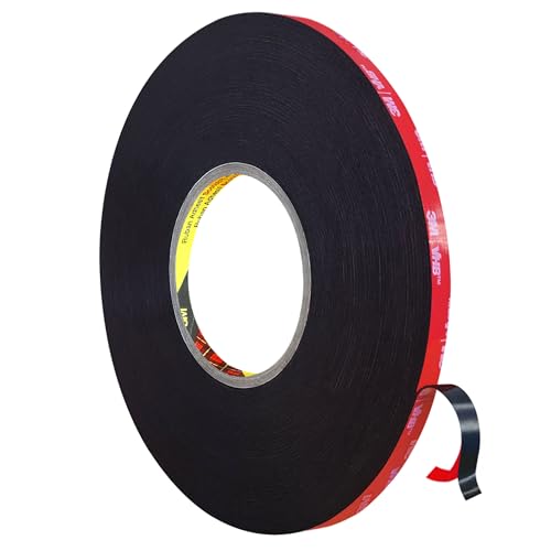 3M 5925F VHB | doppelseitiges Klebeband | Hochleistungs-Klebeband | Dunkelgrau | 0,64 mm dick | 33 m auf Rolle / 12 mm von KS24 Products