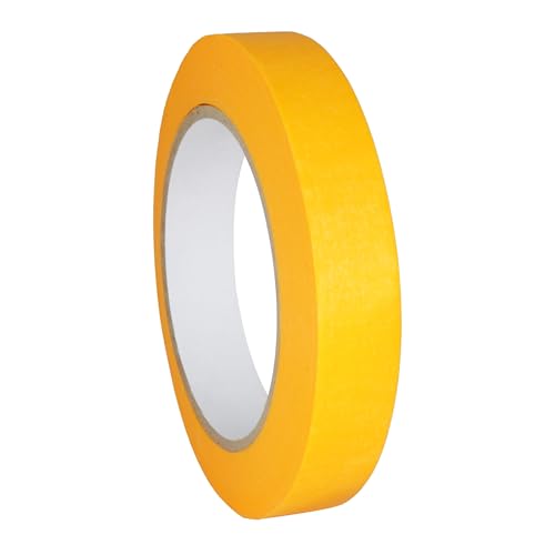 KS24 Products Goldband Klebeband, Washi Tape zum Abkleben, 50 m auf Rolle, verschiedene Größen / 19 mm x 50 m von KS24 Products