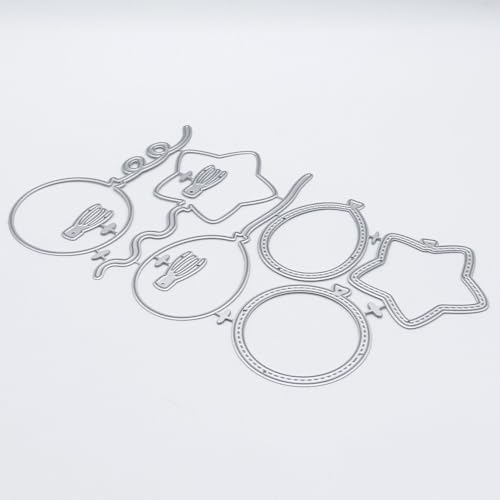 KSCRAFT 2025 May Birthday Metall-Stanzformen Schablonen für DIY Scrapbooking Dekorative Prägung DIY Papier Karte (Ballon-Shaker) von KSCRAFT