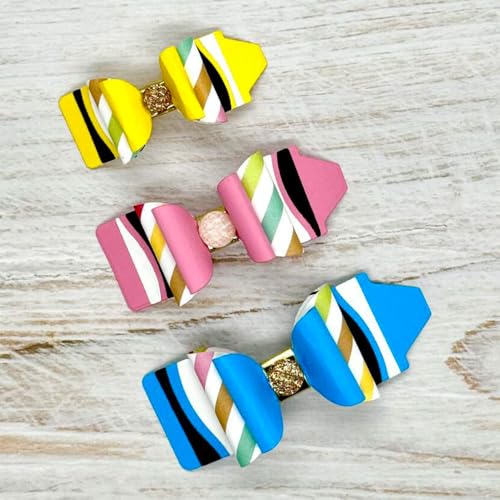 KSCRAFT Gemischte Buntstift-Schleifen, Metall-Stanzformen für Bastelarbeiten, Scrapbooking, dekorative Prägung, DIY-Papierkarte von KSCRAFT