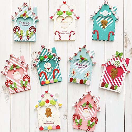 KSCRAFT Lebkuchenhaus-Stanzformen aus Metall für Bastelarbeiten, Scrapbooking, Kartenherstellung, Kinder, lustige Dekoration von KSCRAFT