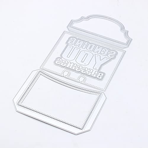 KSCRAFT Memorydex mit Umschlag Metall Stanzformen Schablonen für DIY Scrapbooking/Fotoalbum Dekorative Prägung DIY Papierkarten von KSCRAFT