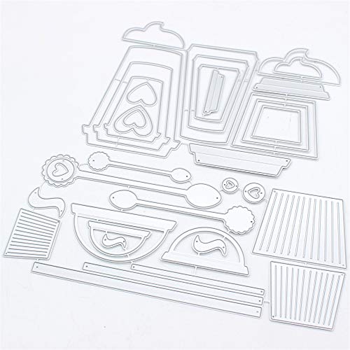 KSCRAFT Metall-Stanzformen für selbstgemachte Sammelalben, Fotoalben, dekorative Prägung, Papierkarten von KSCRAFT