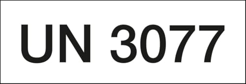 KSIGN Gefahrgutaufkleber UN 3077, umweltgefährdender Stoff, Haftpapier, Format 100x100 mm, 250 Stück, Deutschland KSIGN Gefahrgutaufkleber UN 3077, umweltgefährdender Stoff, Haftpapier, Format 100x100 mm, 250 Stück, Deutschland von KSIGN
