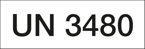 KSIGN Gefahrgutaufkleber UN 3480, Lithium-Ionen-Batterien, Haftpapier, Format 100x100 mm, 250 Stück, Deutschland KSIGN Gefahrgutaufkleber UN 3480, Lithium-Ionen-Batterien, Haftpapier, Format 100x100 mm, 250 Stück, Deutschland von KSIGN