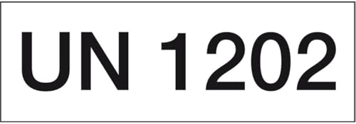 KSIGN Gefahrgutetikett Diesel UN 1202, Haftpapier permanent, Format: 147x50 mm, 1 Rolle = 500 Stück KSIGN Gefahrgutetikett Diesel UN 1202, Haftpapier permanent, Format: 147x50 mm, 1 Rolle = 500 Stück von KSIGN