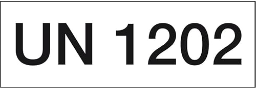 KSIGN Gefahrgutkennzeichen Diesel UN 1202, seewasserbeständige Folie, selbstklebend, Format: 147x50 mm, 250/Rolle KSIGN Gefahrgutkennzeichen Diesel UN 1202, seewasserbeständige Folie, selbstklebend, Format: 147x50 mm, 250/Rolle von KSIGN
