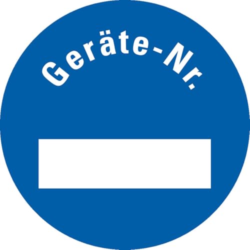 KSIGN Inventaretikett Geräte-Nr., selbstklebend, Dokumentenfolie, blau, Ø 30 mm, 180 Etiketten pro Heft KSIGN Inventaretikett Geräte-Nr., selbstklebend, Dokumentenfolie, blau, Ø 30 mm, 180 Etiketten pro Heft von KSIGN