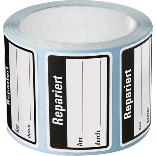 KSIGN Qualitätsaufkleber Repariert, ablösbar, Format: 40 x 25 mm, 250 Stück/Rolle, temperaturbeständig -20 bis +70 °C KSIGN Qualitätsaufkleber Repariert, ablösbar, Format: 40 x 25 mm, 250 Stück/Rolle, temperaturbeständig -20 bis +70 °C von KSIGN