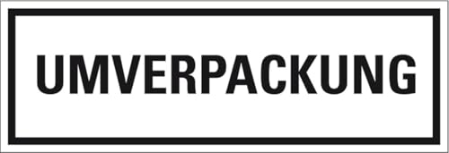 KSIGN Verpackungskennzeichen UMVERPACKUNG, Haftpapier permanent, Format 147x50 mm, 500 Etiketten pro Rolle KSIGN Verpackungskennzeichen UMVERPACKUNG, Haftpapier permanent, Format 147x50 mm, 500 Etiketten pro Rolle von KSIGN