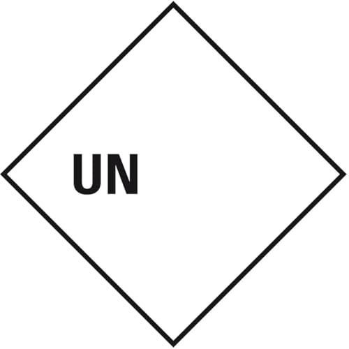 KSIGN Verpackungskennzeichen UN, zum Selbstbeschriften, mit freiem Feld, Format: 100x100 mm, Rolle: 250 Stück KSIGN Verpackungskennzeichen UN, zum Selbstbeschriften, mit freiem Feld, Format: 100x100 mm, Rolle: 250 Stück von KSIGN