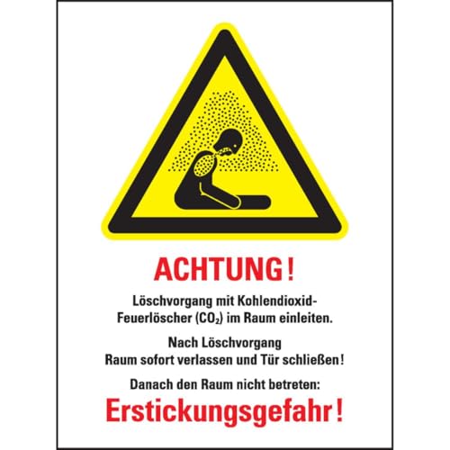 KSIGN Warn-Kombischild CO²-Feuerlöscher - Löschen im Raum, ISO, Kunststoff, 300x400mm KSIGN Warn-Kombischild CO²-Feuerlöscher - Löschen im Raum, ISO, Kunststoff, 300x400mm von KSIGN