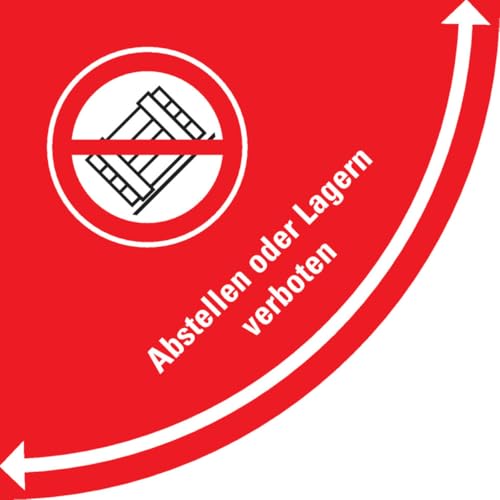 Sicherheitsbodenmarkierung „Abstellen oder Lagern verboten“ – Rutschhemmend R10, selbstklebend, 1000×1000 mm Sicherheitsbodenmarkierung „Abstellen oder Lagern verboten“ – Rutschhemmend R10, selbstklebend, 1000×1000 mm von KSIGN