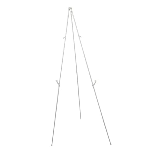 Teleskop-Staffelei, zusammenklappbar, Stativ-Regal für Künstler, Zeichnen, Weiß, Höhe 169 cm von KSJOAIDDE