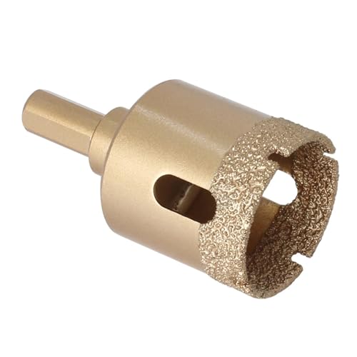 KSeSii 1 Stück 6-70 mm Diamantgelöteter Kern-Trockenbohrer for Porzellanfliesen, Marmor, Glas, Granit, Lochsäge, Zubehör, Sägeschneiden(50mm) von KSeSii