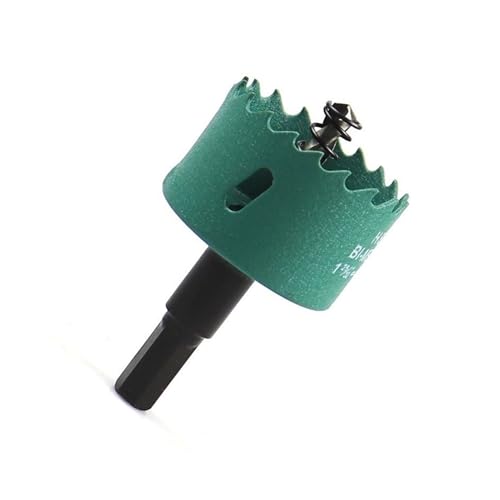 KSeSii 1 x Bimetall-Lochsäge for Holz, 16–53 mm, Bohrer, HSS-Stahl, M42, Kernlochsäge, geeignet for Öffnen von Gipskartonplatten(22mm) von KSeSii