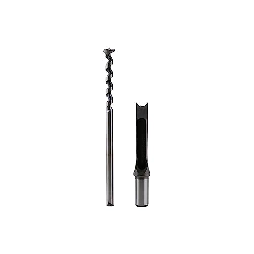 KSeSii 6~25mm Vierkantbohrer HSS Spiralbohrer Holzbearbeitungsbohrwerkzeuge Kit Set Vierkantschnecke Stemmmeißel Bohrerset Vierkantloch(12.7mm(0.50in)) von KSeSii