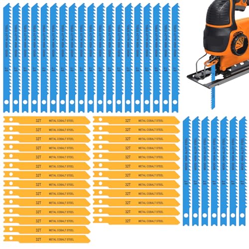 77tlg Stichsägeblatt Set mit Aufbewahrungskoffer Stichsägeblätter U-Schaft Kohlenstoffstahl Stark Stichsägeblätter Set Schnellarbeitsstahl Stichsägen Zubehör für Holz, Kunststoff und Metall 77tlg Stichsägeblatt Set mit Aufbewahrungskoffer Stichsägeblätter U-Schaft Kohlenstoffstahl Stark Stichsägeblätter Set Schnellarbeitsstahl Stichsägen Zubehör für Holz, Kunststoff und Metall von KTCINA