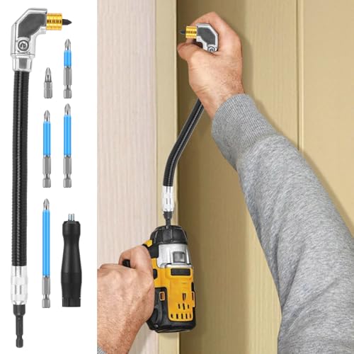 Flexible Verlängerung für Bohrer mit 5 Bitsatz 25/50/65/70/90 mm Biegsame Welle 31 x 7 x 0,63 cm Ultra Robust Rostfrei Stabil Flexibel Bithalter Flexibel Welle Verlängerung für Bohrmaschine Flexible Verlängerung für Bohrer mit 5 Bitsatz 25/50/65/70/90 mm Biegsame Welle 31 x 7 x 0,63 cm Ultra Robust Rostfrei Stabil Flexibel Bithalter Flexibel Welle Verlängerung für Bohrmaschine von KTCINA