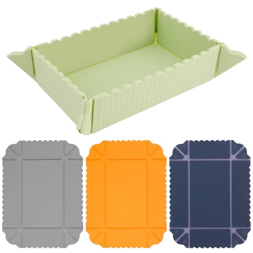 KTCINA 4 Stück Camping Faltbare Schüssel Vielseitig Ultra Tragbar Campingteller Wasserdicht Schmutzabweisend Geruchsabweisend Magnetische Silikon Faltschüssel Speisetelle Teller Schneidebrett KTCINA 4 Stück Camping Faltbare Schüssel Vielseitig Ultra Tragbar Campingteller Wasserdicht Schmutzabweisend Geruchsabweisend Magnetische Silikon Faltschüssel Speisetelle Teller Schneidebrett von KTCINA