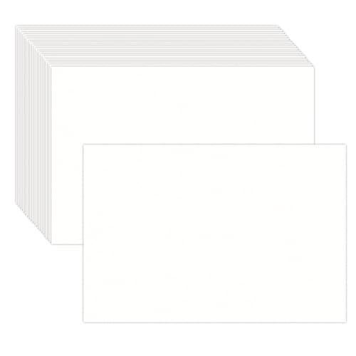 100 Stück 10,2 x 15,2 cm weißes Blanko-Kartonpapier – Karton für Drucker-Postkarten, Fotopapiereinladungen, Grußkarten, Notizen, Dankeskarten, Karteikarten – einfarbig zum Schreiben, Stempeln, Drucken 100 Stück 10,2 x 15,2 cm weißes Blanko-Kartonpapier – Karton für Drucker-Postkarten, Fotopapiereinladungen, Grußkarten, Notizen, Dankeskarten, Karteikarten – einfarbig zum Schreiben, Stempeln, Drucken von KTFNOMES