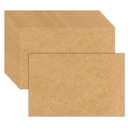50 Stück Kraftpapier, blanko, 12,7 x 17,8 cm, dickes Papier, 36,3 kg, flache Karten, Druckerpapier für Ihre eigenen DIY-Einladungen, Notizen, Grußkarten, Tischkarten – Schreiben, Stempeln, Malen, 50 Stück Kraftpapier, blanko, 12,7 x 17,8 cm, dickes Papier, 36,3 kg, flache Karten, Druckerpapier für Ihre eigenen DIY-Einladungen, Notizen, Grußkarten, Tischkarten – Schreiben, Stempeln, Malen, von KTFNOMES