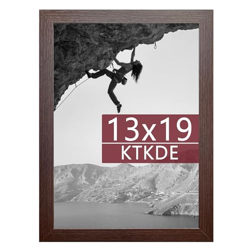 KTKDE Bilderrahmen, 33 x 48 cm, Holz, bruchfestes Glas, rechteckiger Bilderrahmen für Fotos, Studio-Poster zum Aufhängen und tolles Geschenk KTKDE Bilderrahmen, 33 x 48 cm, Holz, bruchfestes Glas, rechteckiger Bilderrahmen für Fotos, Studio-Poster zum Aufhängen und tolles Geschenk von KTKDE