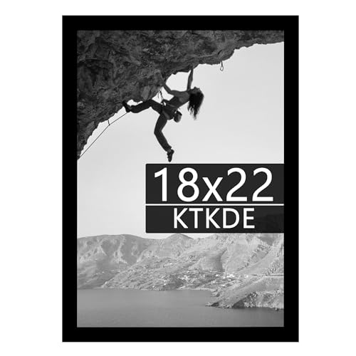 KTKDE Bilderrahmen, Posterrahmen, Holz, schwarz, Puzzles, Poster, Fotos oder Kunstwerke, Fotorahmen, vertikale und horizontale Wandaufhängung, 45,7 x 55,9 cm KTKDE Bilderrahmen, Posterrahmen, Holz, schwarz, Puzzles, Poster, Fotos oder Kunstwerke, Fotorahmen, vertikale und horizontale Wandaufhängung, 45,7 x 55,9 cm von KTKDE
